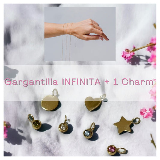 Gargantilla INFINITA + Charm